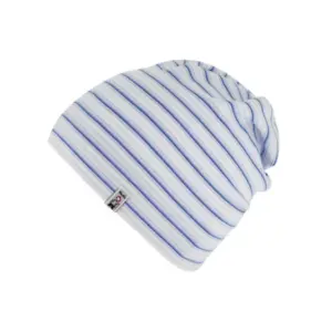 Kinder Stoffmütze Beanie Jersey gestreift