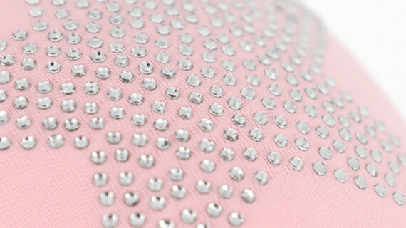 Kinder Stoffmütze Beanie Jersey uni mit Stern