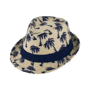 Kinderhut Trilby Palmenprint