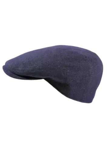 Schiebermütze Davos aus Wolle & Kaschmir in Marine