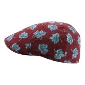 Wintermütze mit Blätterprint