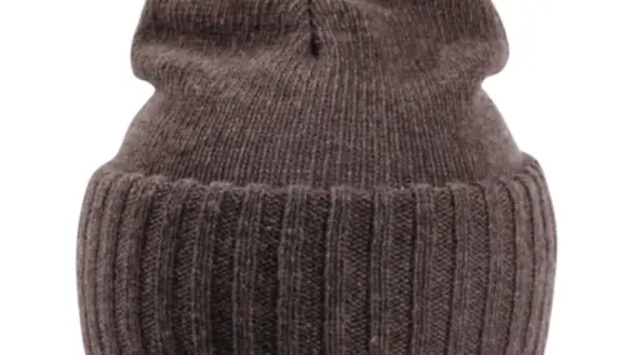 Strickmütze "Chamonix" ungefärbte Wolle