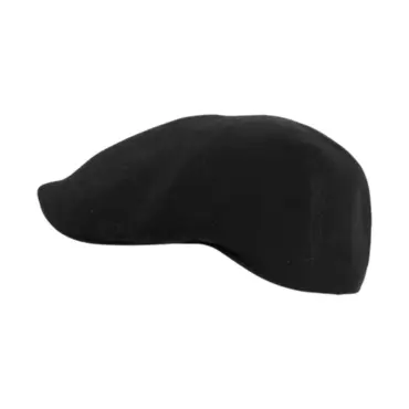 Schiebermütze Antonio aus Baumwolle in Schwarz|Schiebermütze Antonio aus Baumwolle in Camel