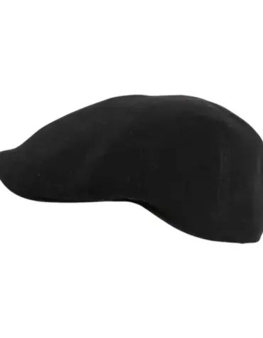 Schiebermütze Antonio aus Baumwolle in Schwarz|Schiebermütze Antonio aus Baumwolle in Camel