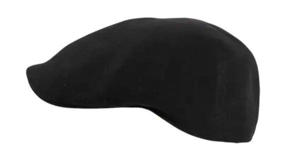 Schiebermütze Antonio aus Baumwolle in Schwarz|Schiebermütze Antonio aus Baumwolle in Camel