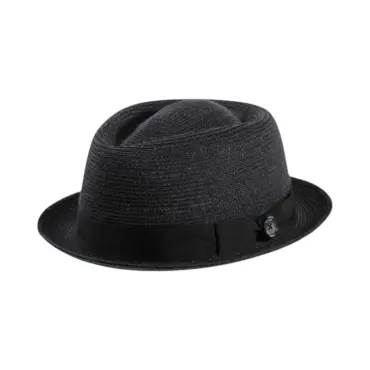 Schwarzer Player Hanfhut «ligne noire» von Risa aus 100% Hanf