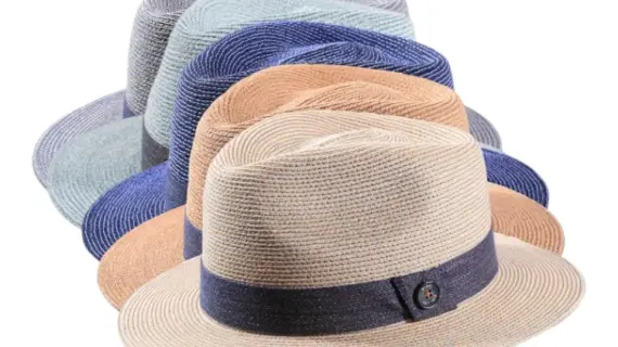 Fedora Traveler Hanf soft mit Gimpe