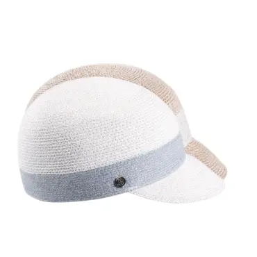 Cap Hanf Linen Paper H’beige blau