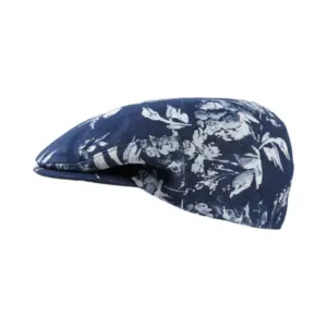 Schiebermütze Massimo Jeans aus Baumwolle mit hellem floralem Muster