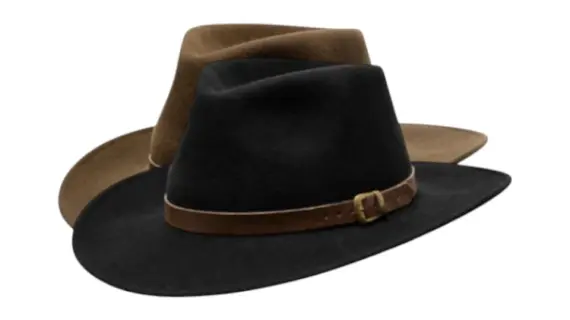 Australischer Cowboyhut in Braun oder Schwarz