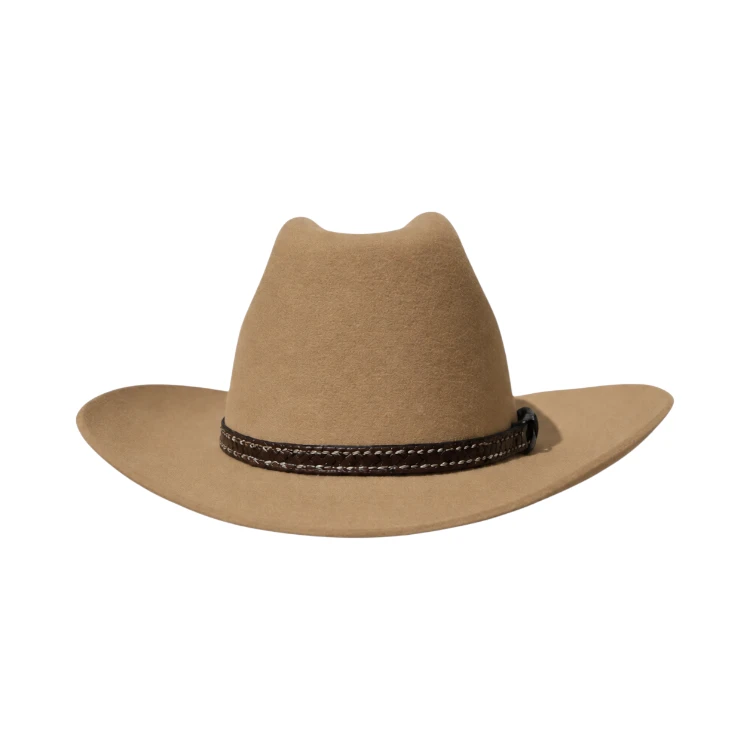 Westernhut Desperado aus Wollfilz in Camel mit LederbandCamel #B69772