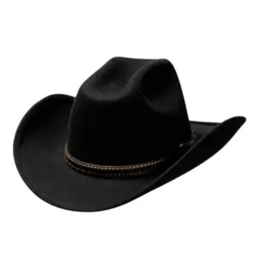 Westernhut Montana mit Bridée ✶ Black