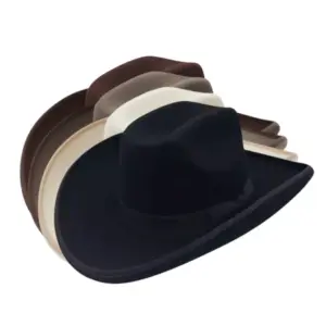 Variantenbild Sonora Westernhut aus feinstem Biberfilz in Schwarz Dunkelbraun Ocker Hellbeige und Hellgrau