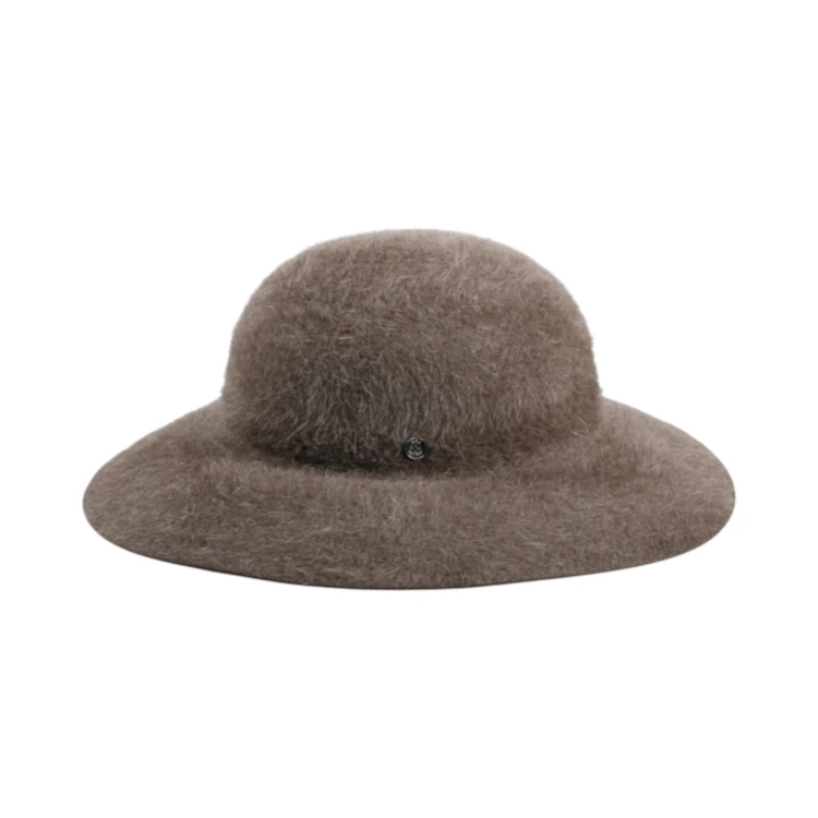 Cloche Capelli aus 100 % Haarfilz in Farbe Braun