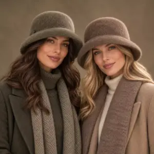 Variantenbild Cloche Capelli in Braun und Kaperngrün