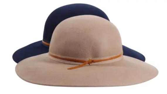 Variantenbild Damencloche aus Kaschmir in Camel und Marine