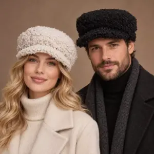 Variantenbild Camaret Curly in Schwarz und Wollweiss